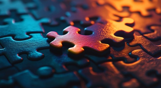 puzzle-pieces-connected-stockcake